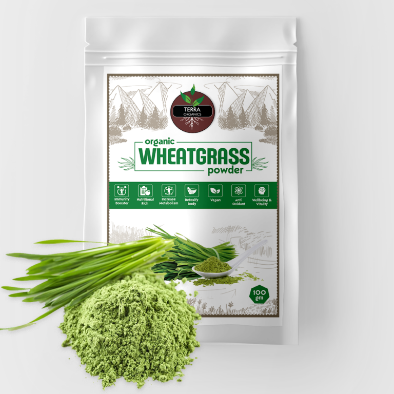 Wheatgrass Organic Powder 100 gm -Terra Organics