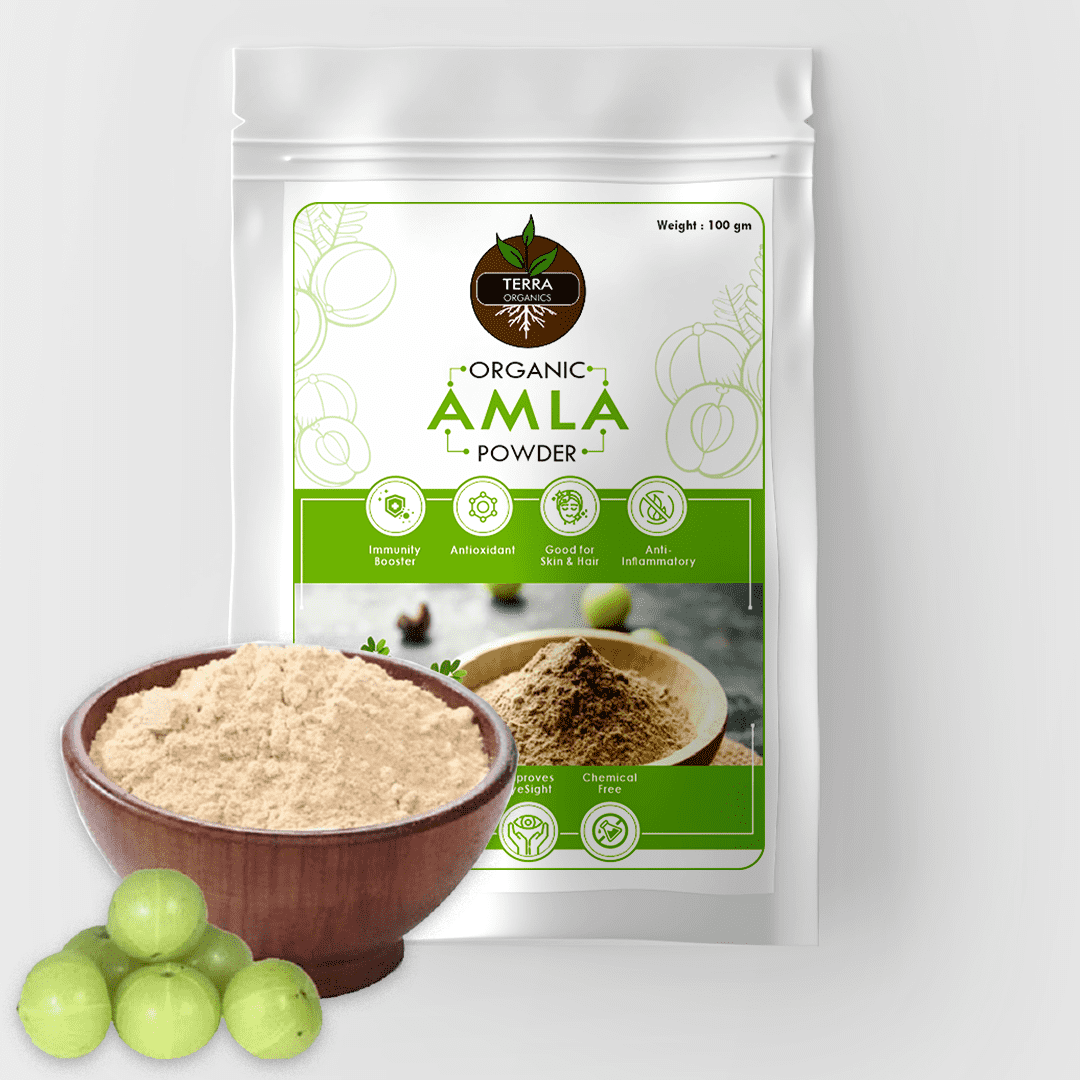 Amla Organic Powder 100 gm -Terra Organics Main