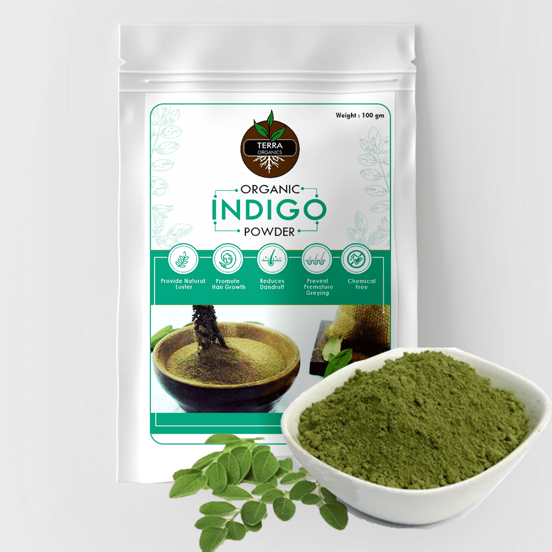 Indigo Organic Powder 100 gm -Terra Organics -main
