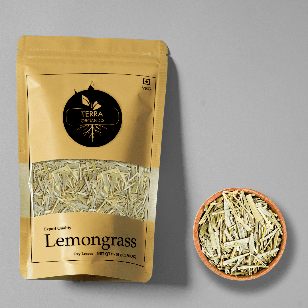 Premium Lemongrass Herbal Tea – 50 gm | Natural & Aromatic