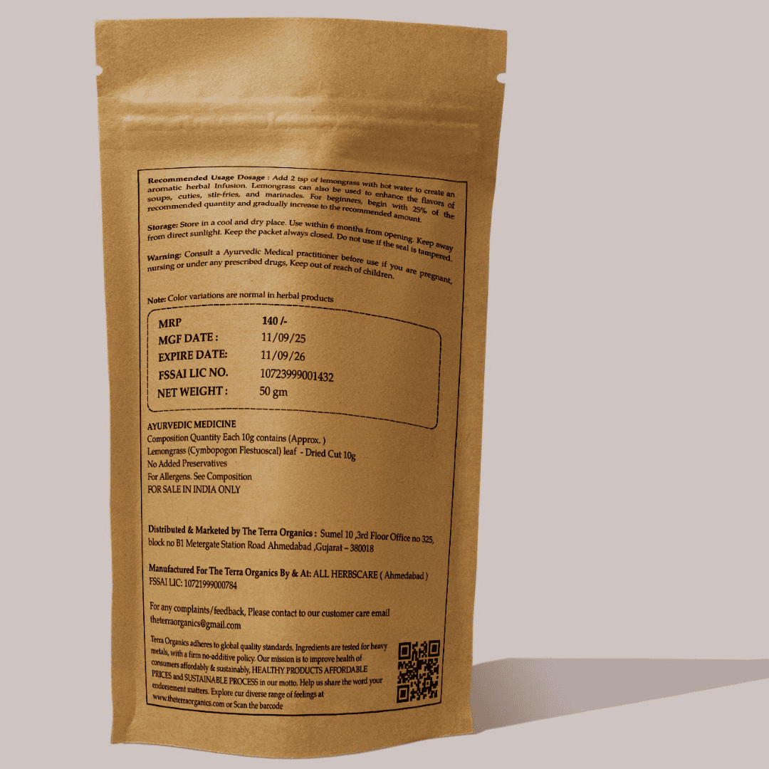 Premium Lemongrass Herbal Tea – 50 gm | Natural & Aromatic - Image 2